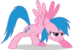 Size: 4433x3012 | Tagged: safe, artist:doctor-g, firefly, pony, g1, g4, female, g1 to g4, generation leap, simple background, solo, transparent background, vector