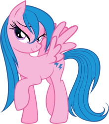 Size: 1000x1138 | Tagged: safe, artist:draikjack, firefly, pony, g1, g4, female, g1 to g4, generation leap, simple background, solo, transparent background, vector, wet mane