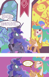 Size: 900x1404 | Tagged: safe, artist:dunnstar, princess celestia, princess luna, g4, comic