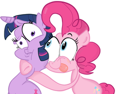 Size: 900x697 | Tagged: safe, artist:iceclimbers87, pinkie pie, twilight sparkle, g4, female, lesbian, ship:twinkie, shipping