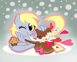 Size: 387x311 | Tagged: safe, artist:peppersupreme, derpy hooves, pegasus, pony, g4, female, mare, muffin