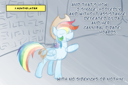 Size: 800x534 | Tagged: safe, artist:feather, rainbow dash, ask rainbow danger dash, g4, tumblr