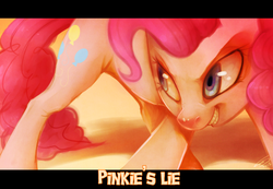 Size: 1600x1107 | Tagged: safe, artist:imalou, pinkie pie, earth pony, pony, g4, female, solo