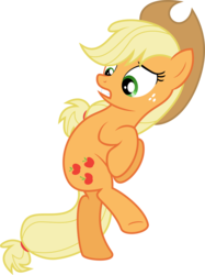 Size: 7430x9930 | Tagged: safe, artist:emedina13, applejack, earth pony, pony, g4, the crystal empire, absurd resolution, bipedal, female, simple background, solo, transparent background, vector
