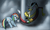 Size: 1200x715 | Tagged: safe, artist:mickeymonster, discord, rainbow dash, draconequus, pony, pony pov series, g4, my little pony: friendship is magic, the return of harmony, alex warlorn, cloudsdale, duo, fanfic, fanfic art, female, male, mare, reharmonized ponies