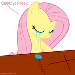 Size: 894x894 | Tagged: safe, artist:pony87xyz, fluttershy, pony, g1, g4, crying, female, implied death, simple background, solo, transparent background, vector