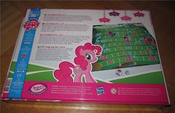 Size: 1024x660 | Tagged: safe, lyra heartstrings, pinkie pie, rarity, twilight sparkle, earth pony, pony, g4, official, board game, danish, dice, female, finnish, irl, mare, merchandise, norwegian, photo, rainbow, swedish, text, toy