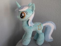 Size: 3264x2448 | Tagged: safe, artist:greenteaplushies, lyra heartstrings, pony, g4, irl, photo, plushie, solo