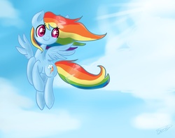 Size: 3800x3000 | Tagged: safe, artist:fikakorv, rainbow dash, pony, g4, female, solo, windswept mane