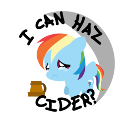 Size: 600x600 | Tagged: safe, artist:evangel-rising, rainbow dash, g4, chibi, cider, cider dash, crying, moon