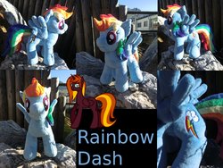 Size: 2048x1536 | Tagged: safe, artist:caleighs-world, rainbow dash, pony, g4, irl, photo, plushie, solo