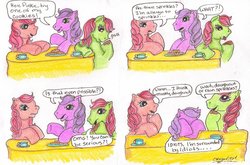 Size: 800x527 | Tagged: safe, artist:okiegurl1981, kimono, pinkie pie, g3, g4, comic