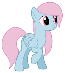 Size: 900x1007 | Tagged: safe, artist:eeveetofu, wind whistler, pegasus, pony, g1, g4, female, g1 to g4, generation leap, mare, simple background, solo, transparent background