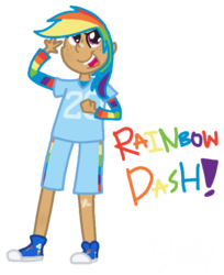 Size: 530x650 | Tagged: safe, artist:woop-de-de-doo, rainbow dash, human, g4, converse, humanized, shoes