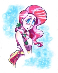 Size: 3400x4301 | Tagged: safe, artist:akikodestroyer, fluttershy, human, g4, female, humanized, solo