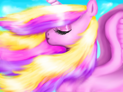 Size: 900x675 | Tagged: safe, artist:kachakake, princess cadance, pony, g4