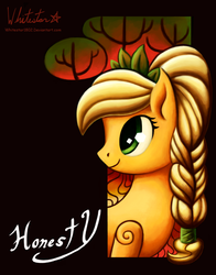 Size: 1650x2100 | Tagged: safe, artist:whitestar1802, applejack, earth pony, pony, g4, female, solo