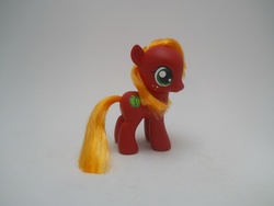 Size: 4320x3240 | Tagged: safe, artist:tiellanicole, big macintosh, earth pony, pony, g4, brushable, colt, customized toy, irl, male, photo, solo, toy
