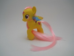 Size: 4320x3240 | Tagged: safe, artist:tiellanicole, little flitter, pony, g1, customized toy, g1 to g4, generation leap, irl, photo, solo, summer wing ponies, toy