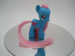 Size: 4320x3240 | Tagged: safe, artist:tiellanicole, bow tie (g1), pony, g1, g4, customized toy, g1 to g4, generation leap, irl, photo, solo, toy