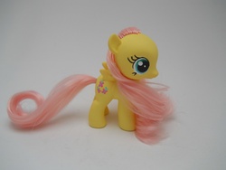 Size: 4320x3240 | Tagged: safe, artist:tiellanicole, fluttershy, pony, g4, brushable, customized toy, female, filly, irl, photo, solo, toy