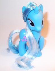 Size: 712x914 | Tagged: safe, artist:shadow1085, trixie, pony, g4, brushable, irl, photo, prototype, solo, stella bella, toy