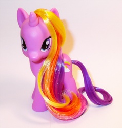 Size: 804x845 | Tagged: safe, artist:shadow1085, rainbow flash (g4), pony, g4, brushable, irl, photo, solo, toy