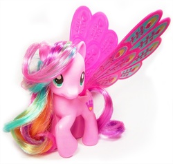 Size: 862x821 | Tagged: safe, artist:shadow1085, ploomette, pony, g4, brushable, glimmer wings, irl, photo, solo, toy