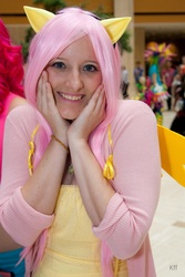 Size: 2592x3888 | Tagged: artist needed, source needed, safe, fluttershy, human, g4, anime weekend atlanta, awa 2012, cosplay, irl, irl human, photo, solo