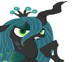 Size: 636x514 | Tagged: safe, artist:loveponies89, queen chrysalis, g4, bust, simple background, solo, white background