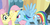 Size: 1358x667 | Tagged: safe, screencap, fluttershy, rainbow dash, pegasus, pony, g4, the crystal empire, female, fetish fuel, hub logo, mare, out of context, pushing, rump push