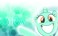 Size: 1920x1200 | Tagged: safe, artist:dadio46, lyra heartstrings, pony, g4, irrational exuberance, text, vector, wallpaper