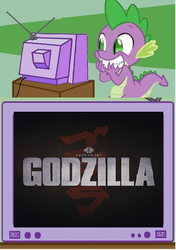 Size: 522x743 | Tagged: safe, spike, g4, exploitable meme, godzilla (series), godzilla 2014, meme, tv meme, vector