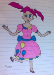 Size: 328x453 | Tagged: safe, artist:lilymt, pinkie pie, human, g4, humanized