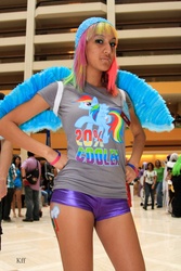 Size: 2592x3888 | Tagged: safe, rainbow dash, human, g4, cosplay, irl, irl human, photo