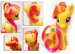 Size: 809x581 | Tagged: safe, artist:shadow1085, bumblesweet, pony, g4, brushable, hairstyle, irl, photo, solo, toy