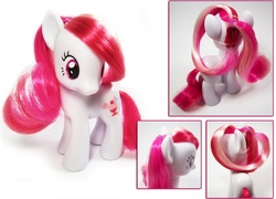 Size: 809x581 | Tagged: safe, artist:shadow1085, plumsweet, pony, g4, brushable, irl, photo, solo, toy