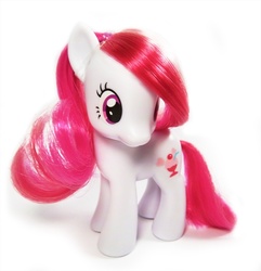 Size: 700x727 | Tagged: safe, artist:shadow1085, plumsweet, pony, g4, brushable, irl, photo, solo, toy