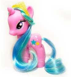 Size: 638x688 | Tagged: safe, artist:shadow1085, starbeam twinkle, pony, unicorn, g4, brushable, irl, photo, solo, toy