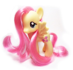 Size: 1024x981 | Tagged: safe, artist:shadow1085, fluttershy, pony, g4, brushable, irl, photo, solo, toy