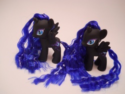 Size: 4320x3240 | Tagged: safe, artist:tiellanicole, nightmare moon, pony, g4, brushable, customized toy, irl, photo, toy
