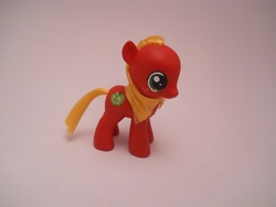 Size: 4320x3240 | Tagged: safe, artist:tiellanicole, big macintosh, earth pony, pony, g4, brushable, colt, customized toy, irl, male, photo, solo, toy