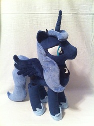 Size: 1936x2592 | Tagged: safe, artist:planetplush, princess luna, pony, g4, irl, photo, plushie, solo