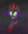 Size: 1408x1664 | Tagged: safe, artist:tlatophat, twilight sparkle, pony, unicorn, ask corrupted twilight sparkle, tumblr:ask corrupted twilight sparkle, g4, bust, color change, corrupted, corrupted element of harmony, corrupted element of magic, corrupted twilight sparkle, crown, crying, curved horn, dark, dark equestria, dark magic, dark queen, dark world, darkened coat, darkened hair, female, horn, jewelry, magic, necklace, possessed, psychotic, psychotic twilight sparkle, queen twilight, regalia, solo, sombra empire, sombra eyes, sombra horn, tiara, tumblr, tyrant sparkle, unicorn twilight