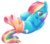 Size: 756x661 | Tagged: safe, artist:crispycreme, rainbow dash, pony, g4, clothes, female, socks, solo, striped socks