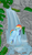 Size: 1445x2487 | Tagged: safe, artist:marisalle, rainbow dash, pegasus, pony, g4, bathing, female, outdoors, solo, waterfall, waterfall shower, wet mane