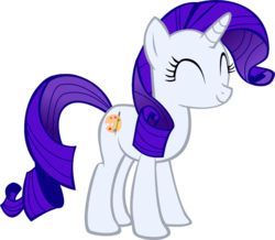 Size: 688x601 | Tagged: safe, artist:superelectrogirl98, rarity, pony, unicorn, g4, ^^, eyes closed, female, mare, parallel equestria, parallel universe, simple background, solo, transparent background, vector