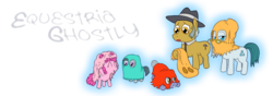 Size: 1000x350 | Tagged: safe, artist:fadri, cloudy quartz, igneous rock pie, limestone pie, marble pie, pinkie pie, g4, pac-man, pie family, ship:quartzrock, younger