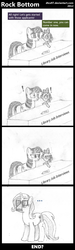 Size: 702x2351 | Tagged: safe, artist:dtcx97, spike, trixie, twilight sparkle, g4, comic, glasses, groucho mask, monochrome