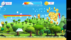 Size: 1280x720 | Tagged: safe, gameloft, rainbow dash, android, pegasus, pony, g4, clear the skies, sonic rainboom